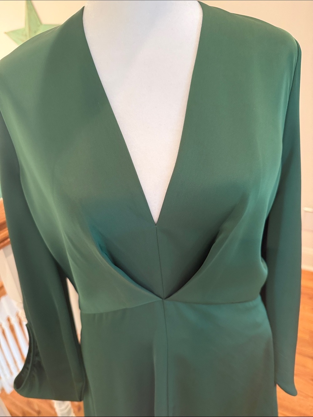 Sachin + Babi Emerald Green  Long Sleeve Maxi Gown THE JENNY DRESS - Picture 6 of 9